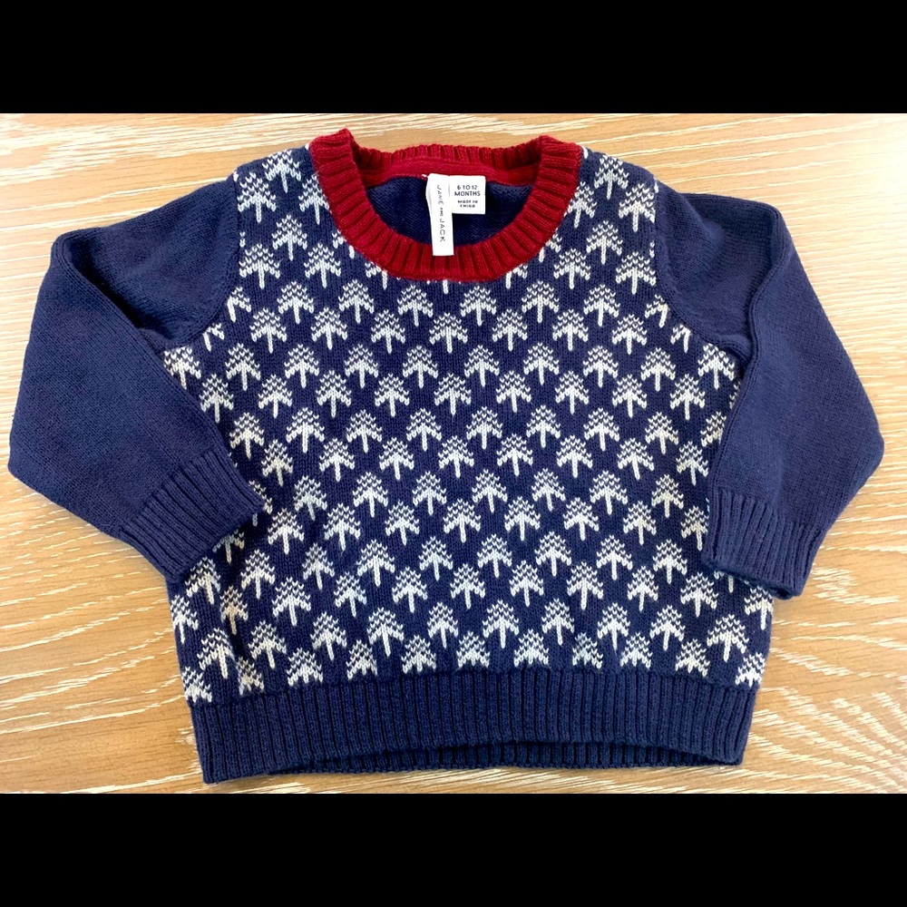 Janie and Jack baby boys sweater size 6-12 months